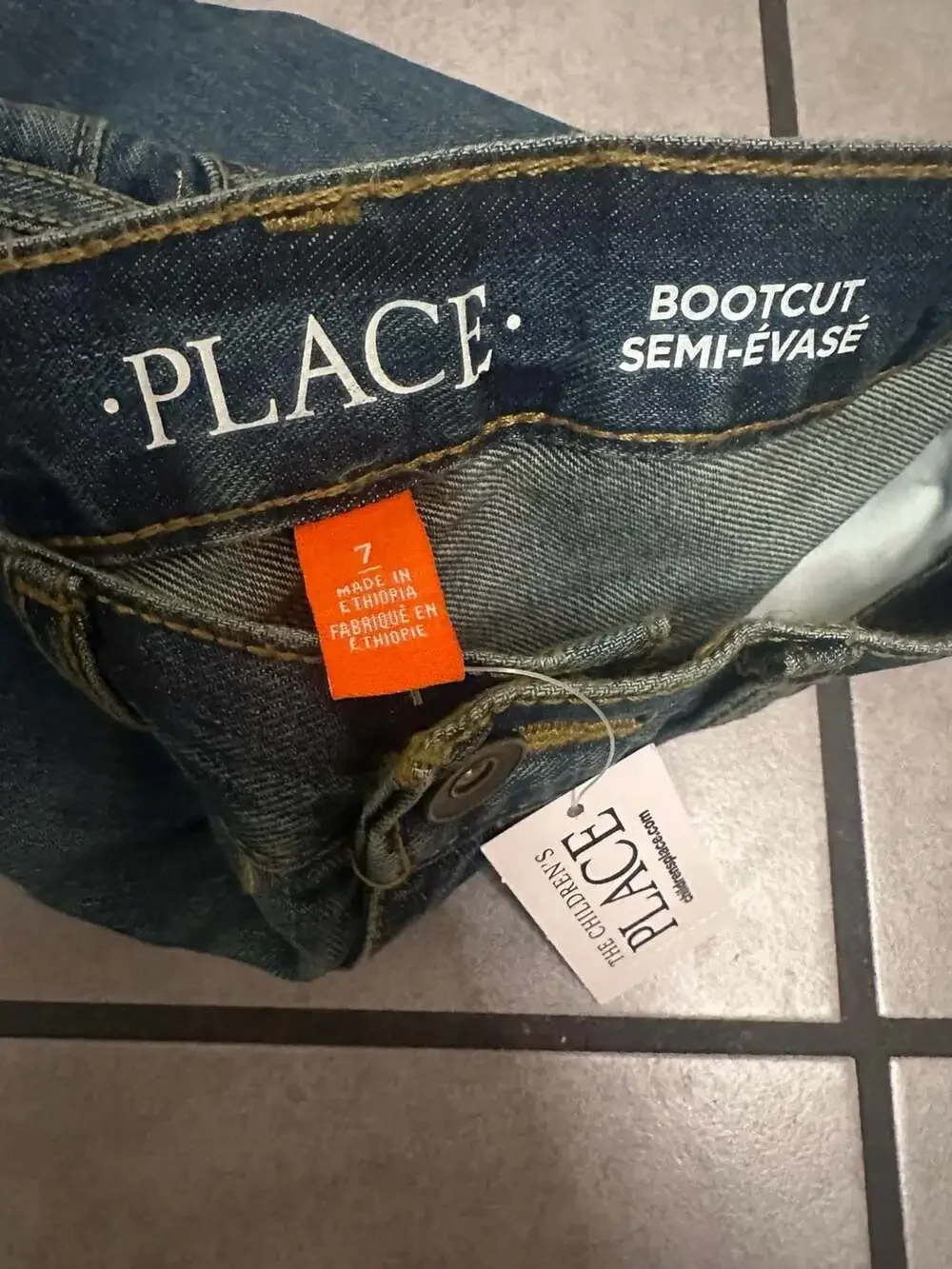 The Children's Place Boys Bootcut Jeans, Set of 3